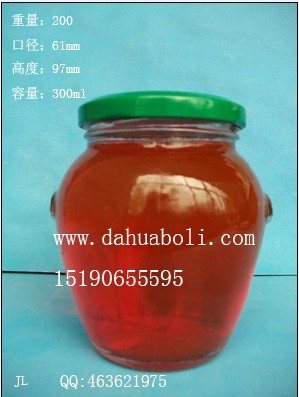 300ml耳朵罐頭玻璃瓶