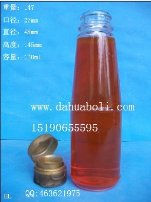 120ml錐形麻油玻璃瓶