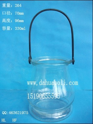 330ml雙耳玻璃燭臺(tái)