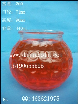 440ml玻璃燭臺(tái)