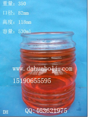 530ml出口玻璃燭臺(tái)