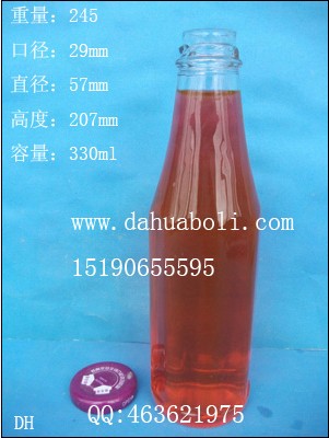 330ml果汁飲料玻璃瓶