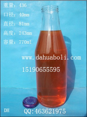 770ml果汁飲料玻璃瓶