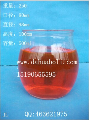 一斤裝玻璃瓶燭臺