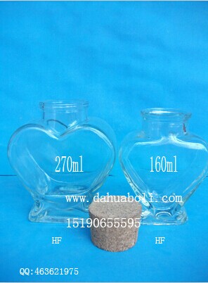 心形工藝許愿瓶