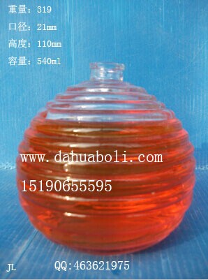 540ml螺紋香水玻璃瓶