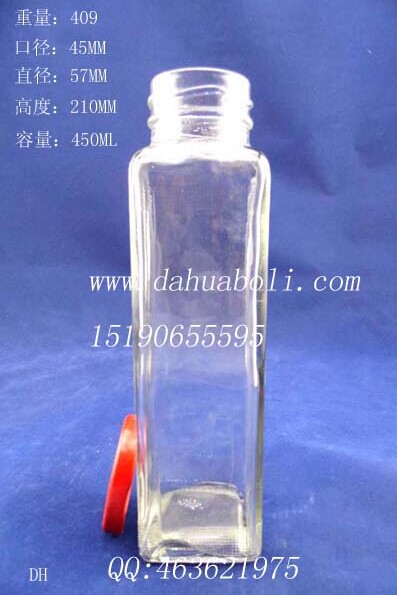 450ml長方形果汁飲料瓶