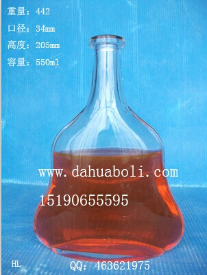 500ml出口工藝酒瓶