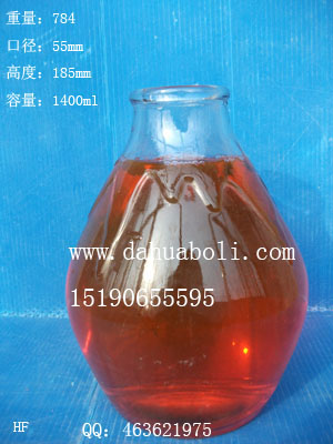 1400ml玻璃酒壇