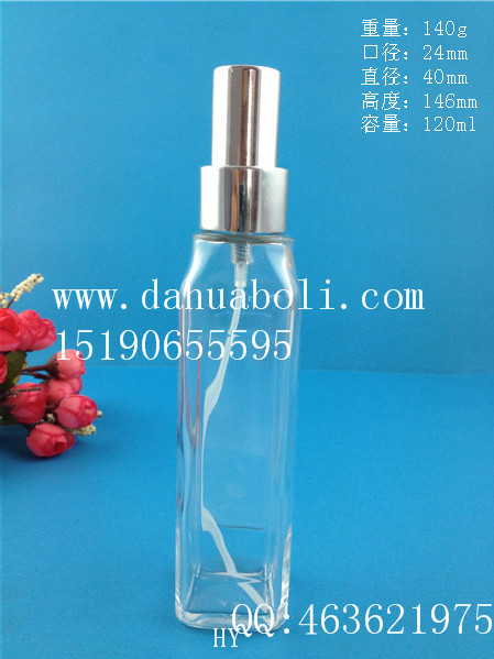 120ml長(zhǎng)方形香水玻璃瓶