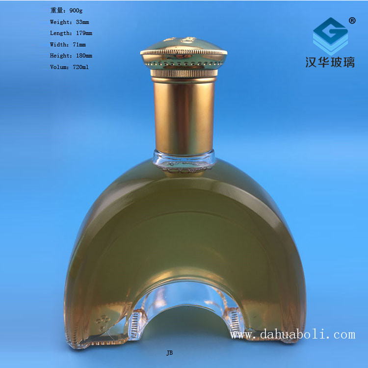 700ml拱橋型工藝酒瓶