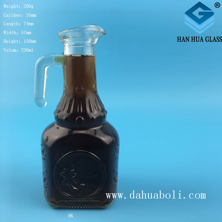 200ml鴨嘴玻璃醬油壺