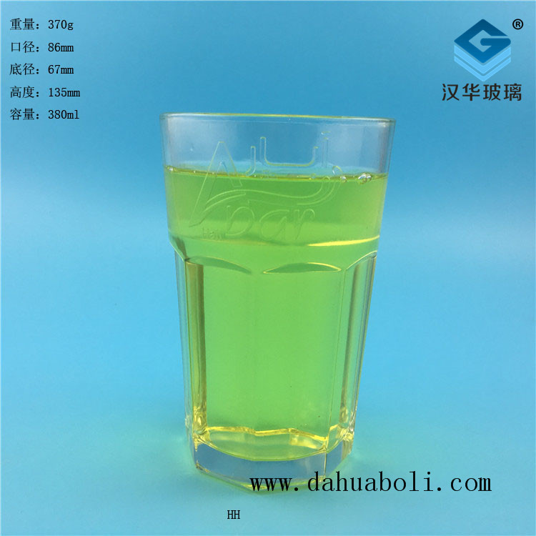 380ml出口玻璃水杯