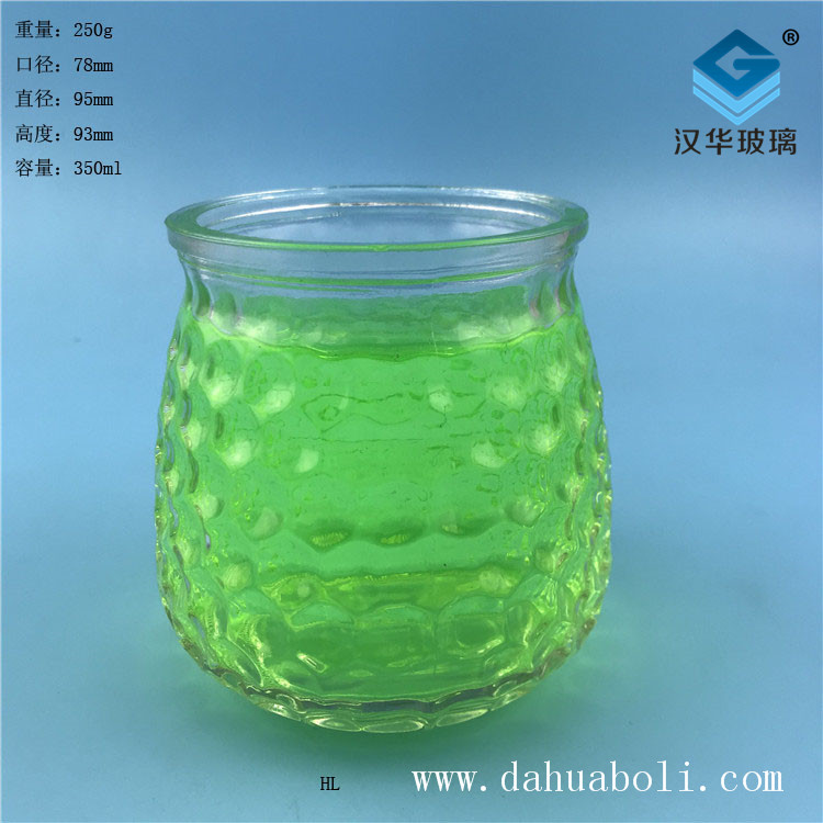 350ml玻璃燭臺