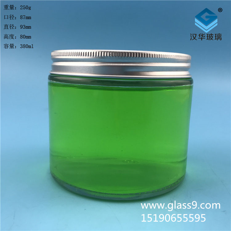 380ml圓形蜂蜜玻璃瓶
