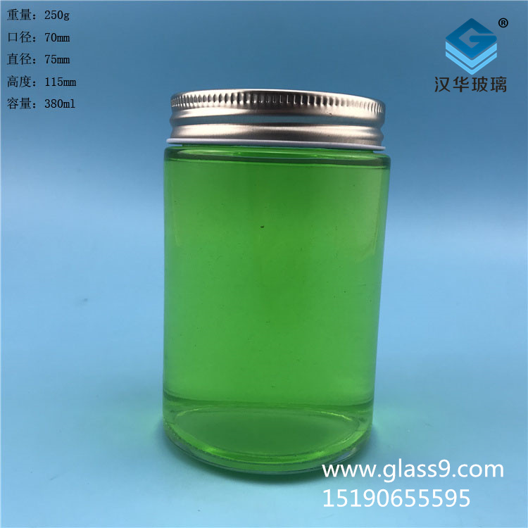 380ml圓形蜂蜜玻璃瓶