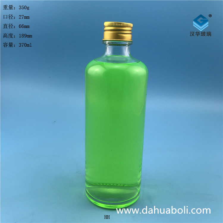 370ml圓形玻璃酒瓶