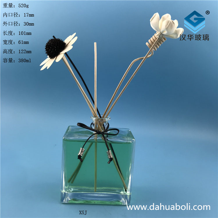 380ml長方形玻璃香薰瓶