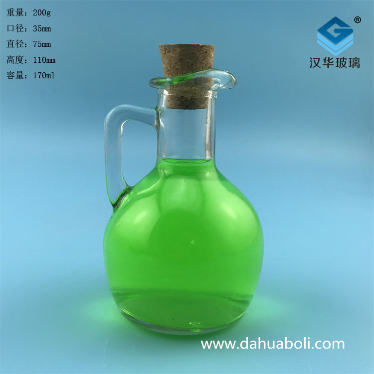 170ml出口玻璃鴨嘴油壺