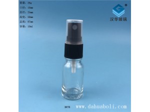 10ml透明玻璃噴霧精油分裝瓶