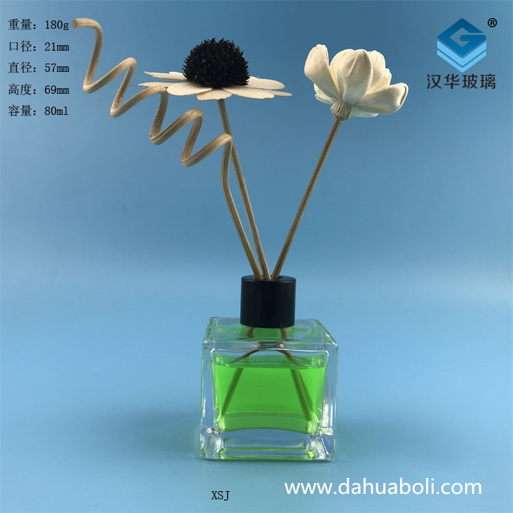 80ml小口正方形香薰分裝瓶