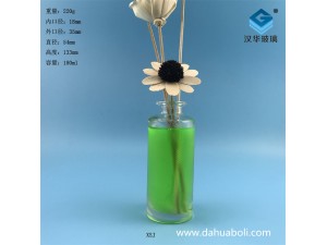 180ml木塞口斜紋圓柱形香薰分裝瓶